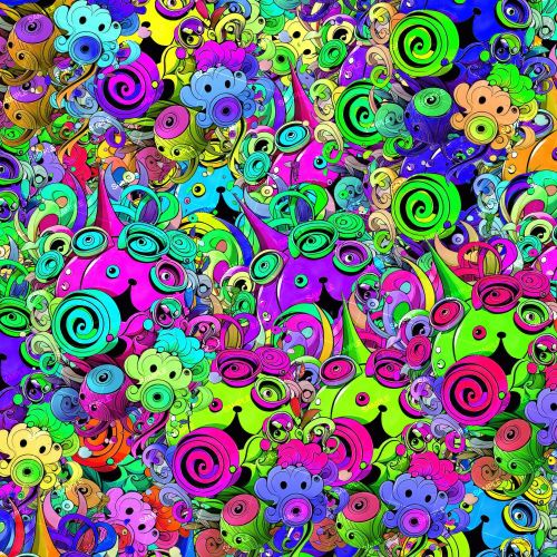 Neon Doodles