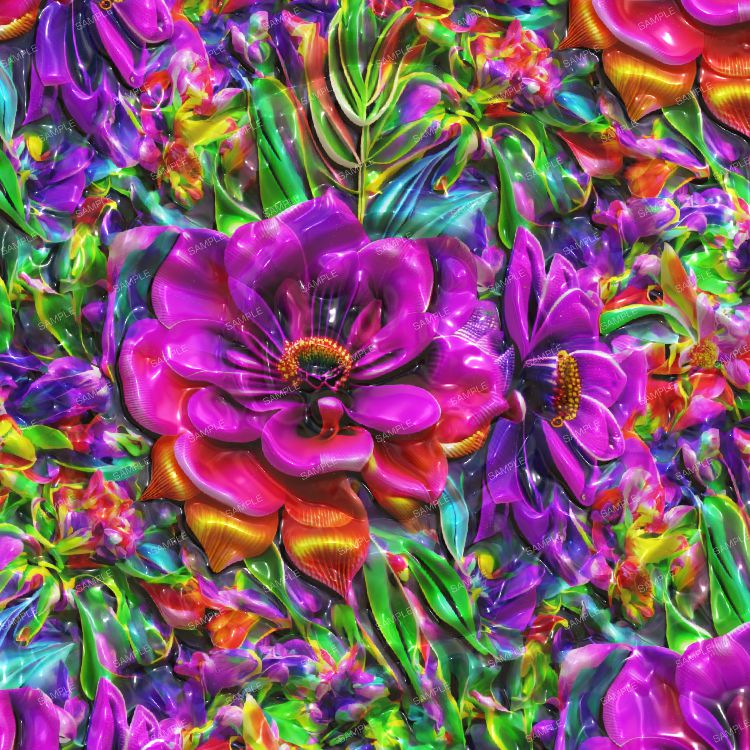 Neon Flowers 24