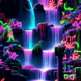 Neon-Waterfalls