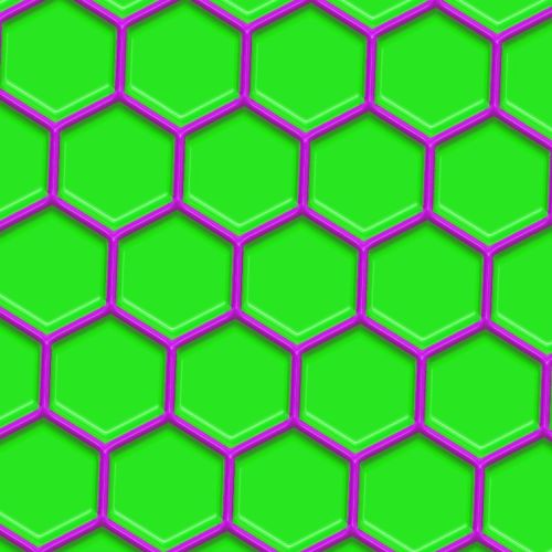 New Orleans Green Hex Cell