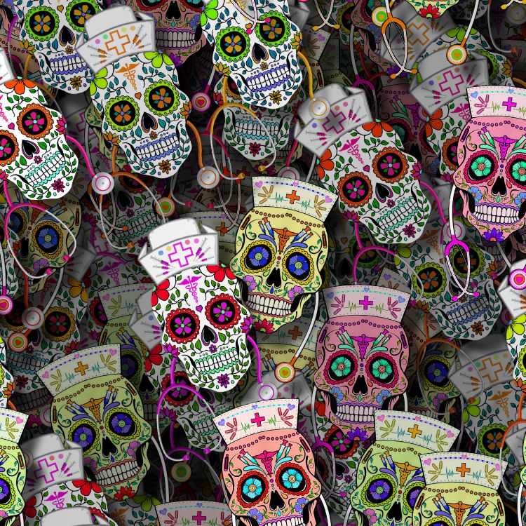 Nurse Sugar Skulls 23