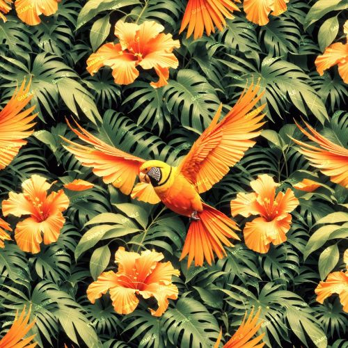 Orange Parakeet