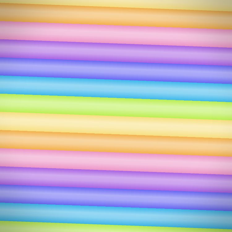 Pastel Rainbow Rods
