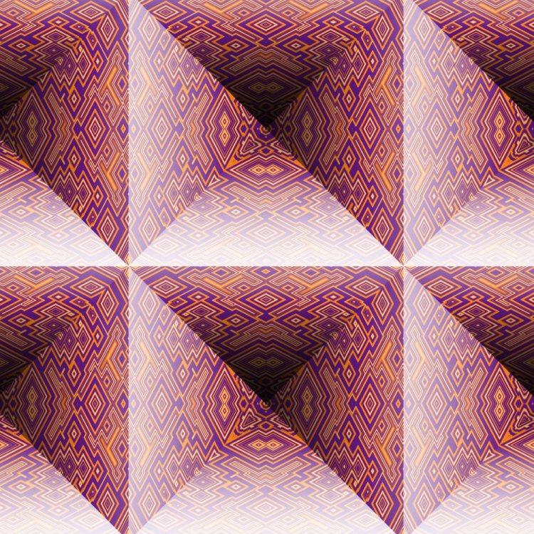 Patterned Pyramid