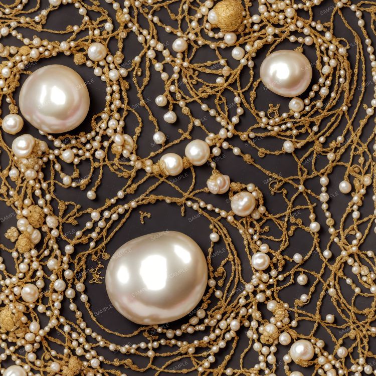 Pearls and Gold Chains