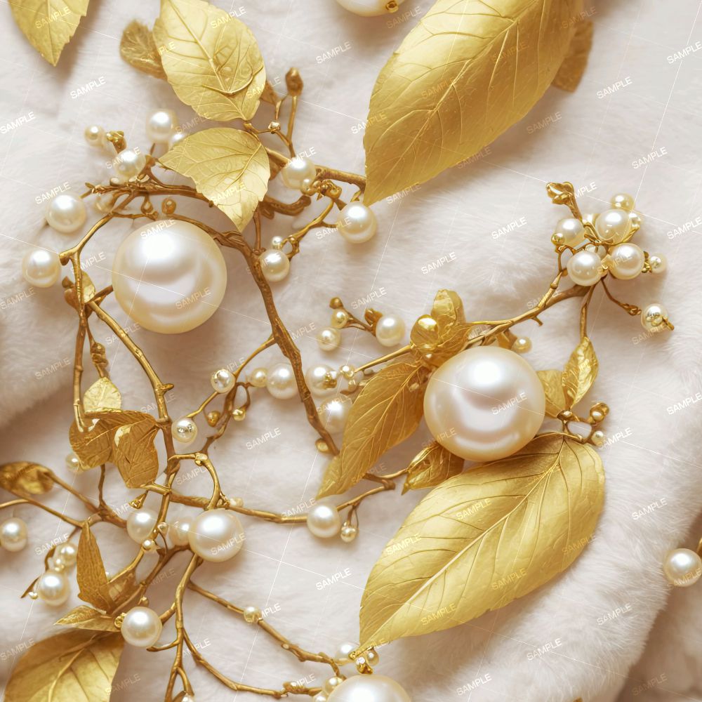 Pearls and Gold Leaf