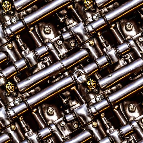Pewter Steampunk Pipes