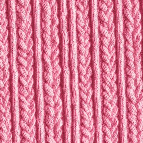Pink Knit Pattern