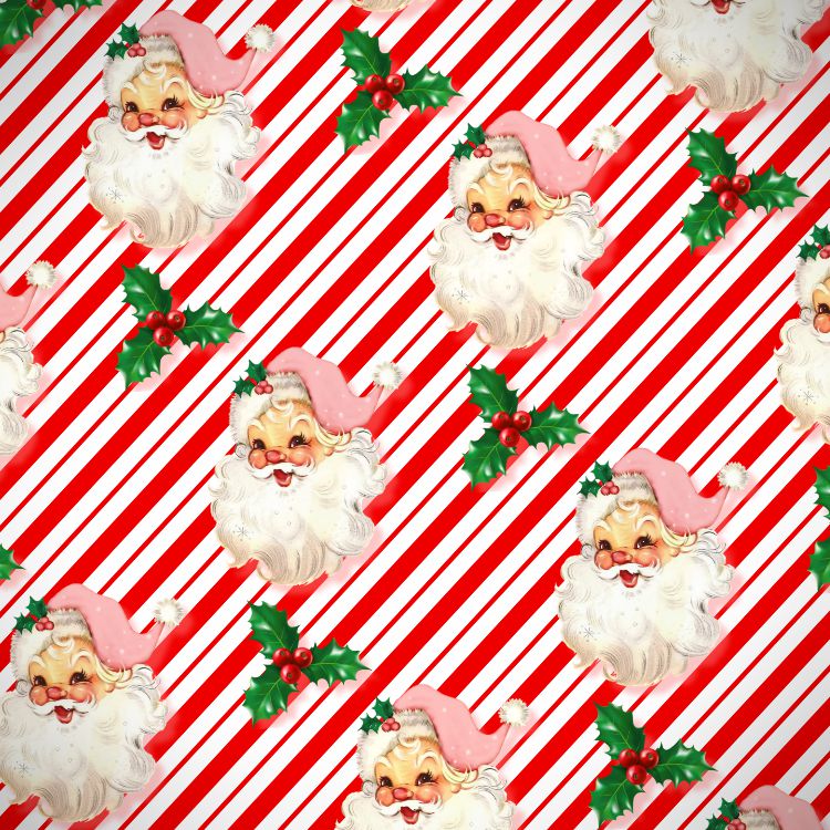 Pink Santa Stripes 22