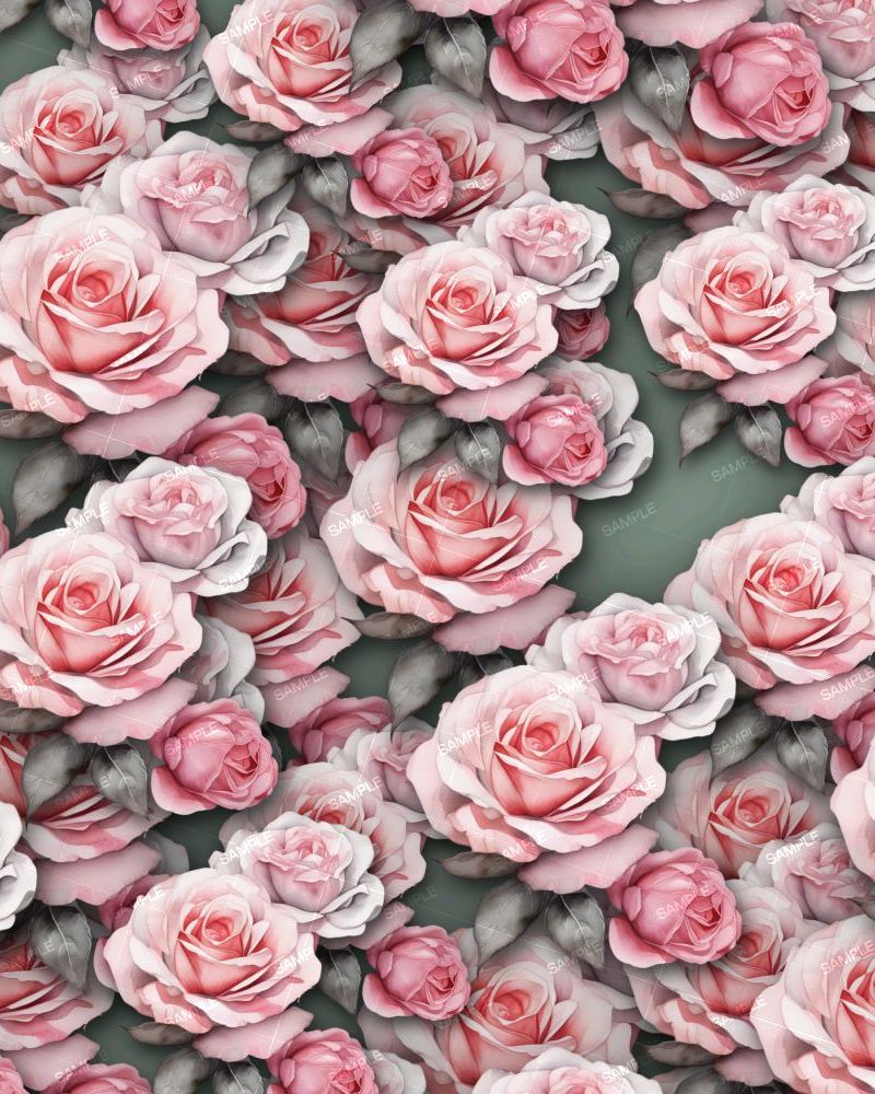 Pink and Gray Roses