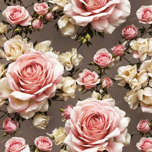 Pink and White Roses 42