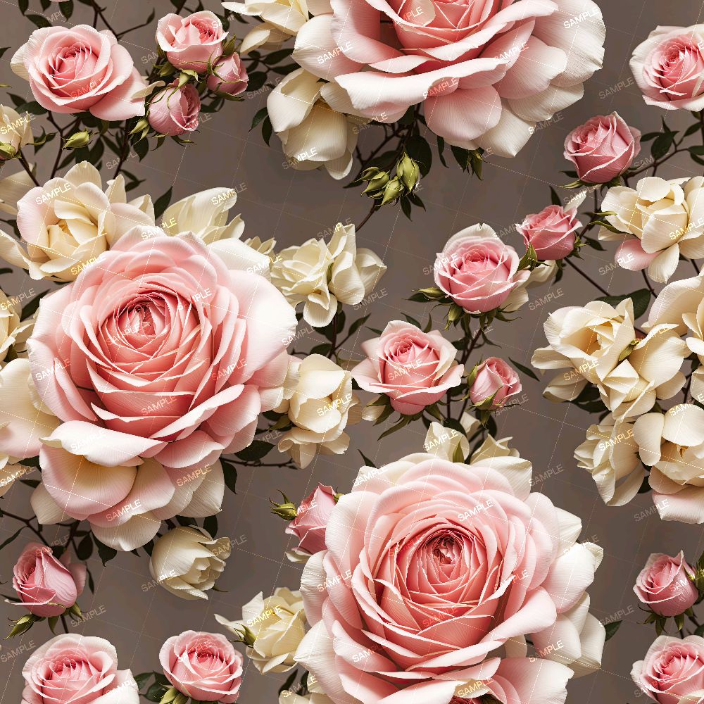 Pink and White Roses 42