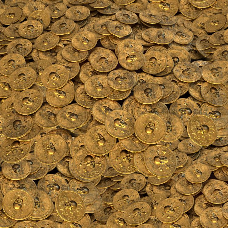 Pirates Gold Doubloons 22