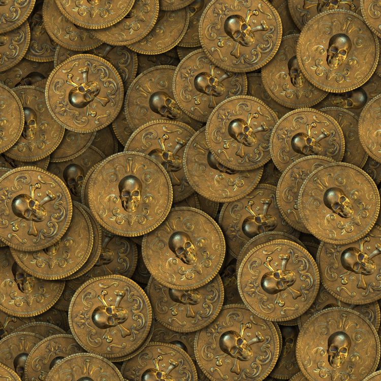 Pirates Gold Doubloons 24