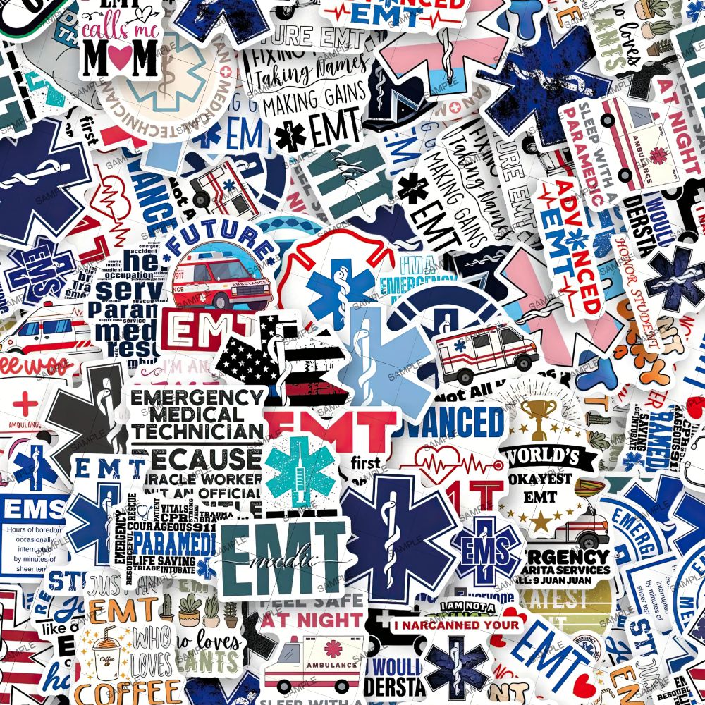 Public Service EMT Stickers