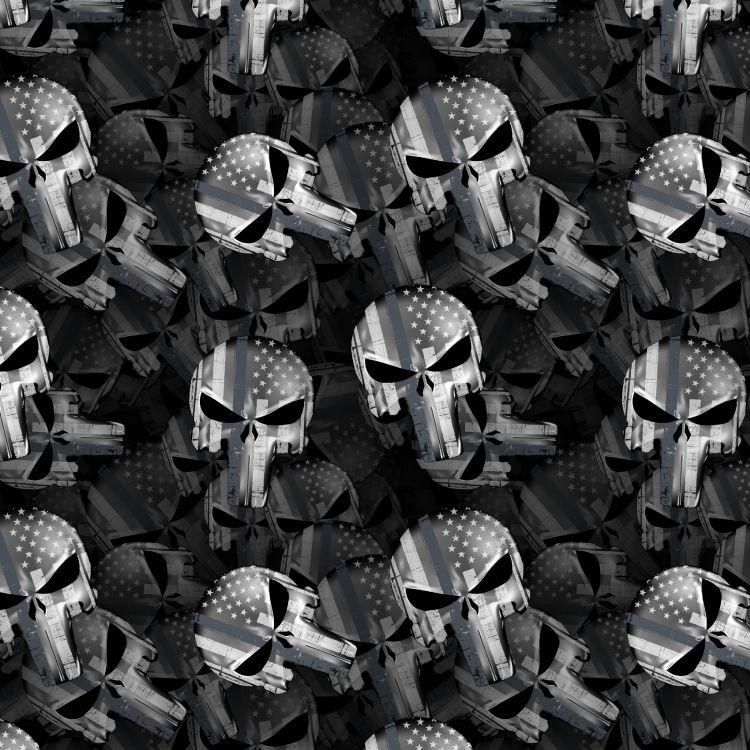Punisher Silver Thin Line