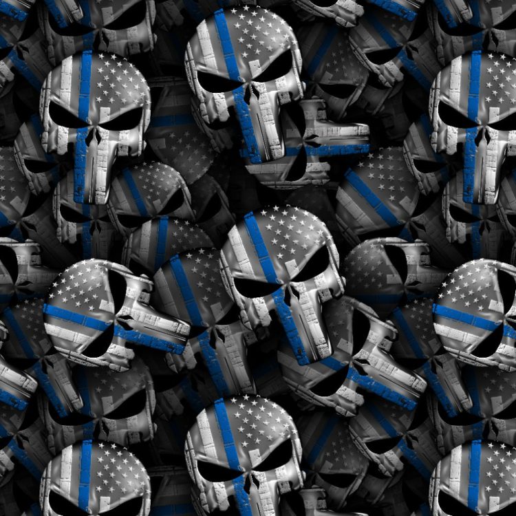 Punisher Thin Blue Flag