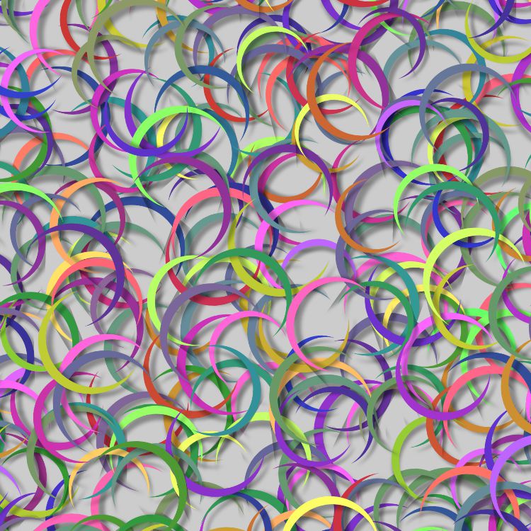 Rainbow Circles 25