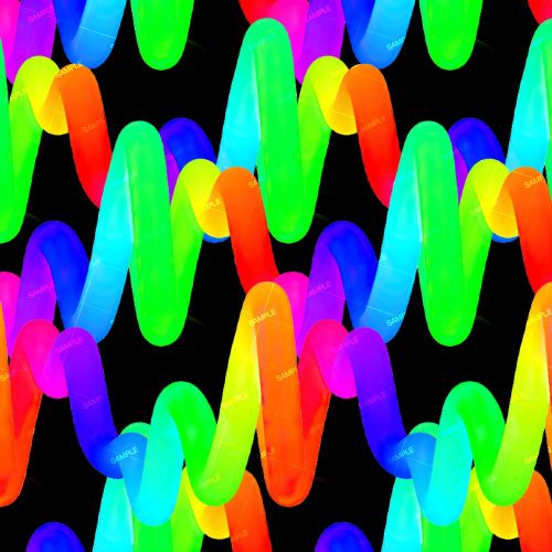Rainbow Colored Squiggly Lines 22