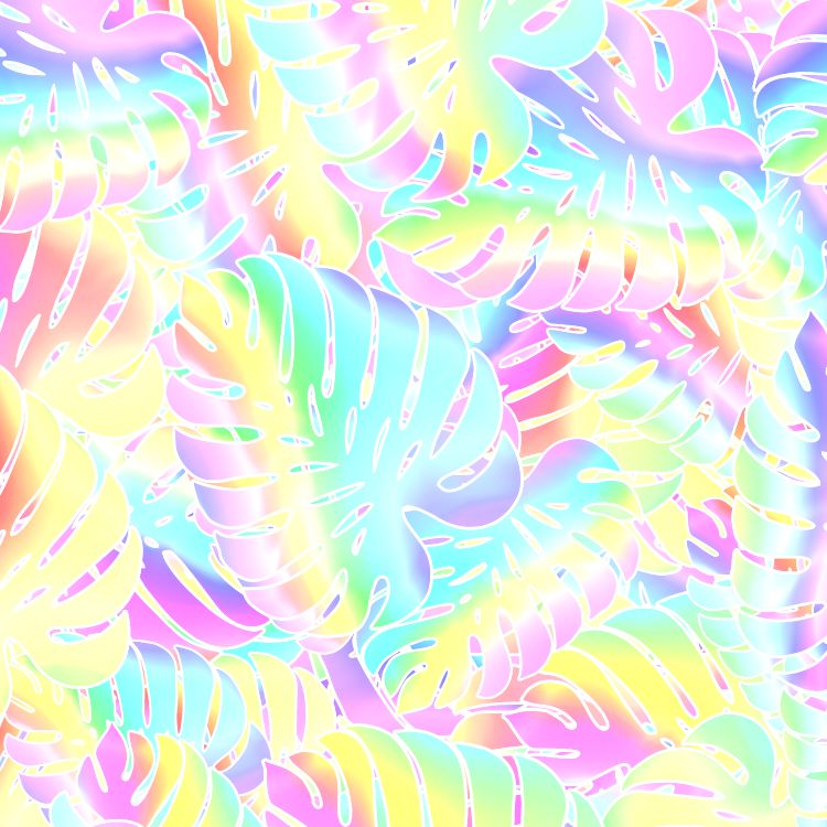 Rainbow Palm Leaves 21