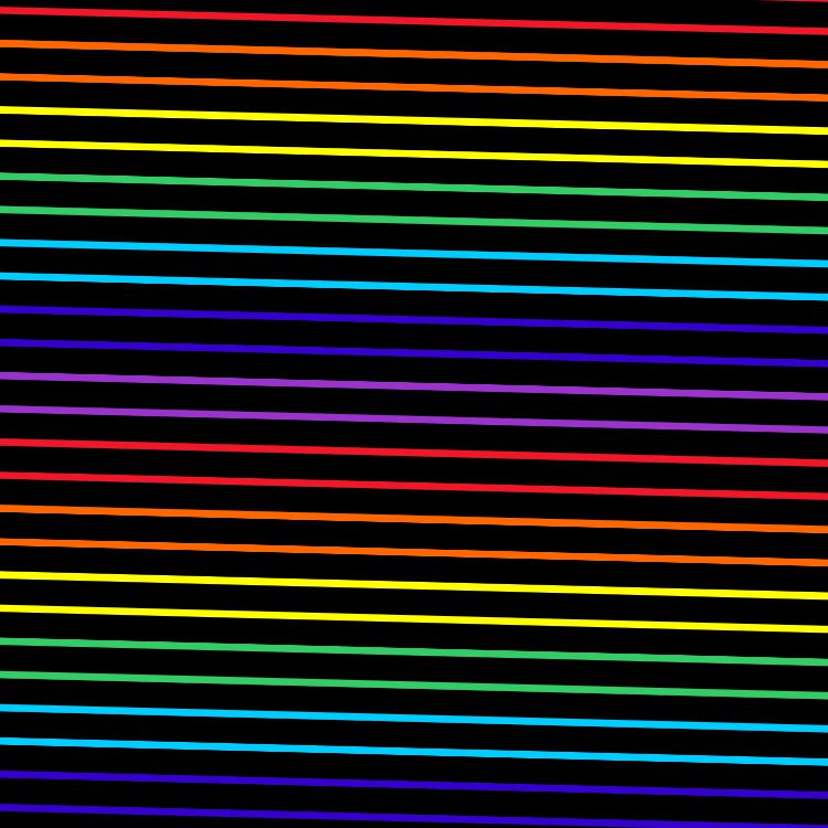 Rainbow Pinstripes
