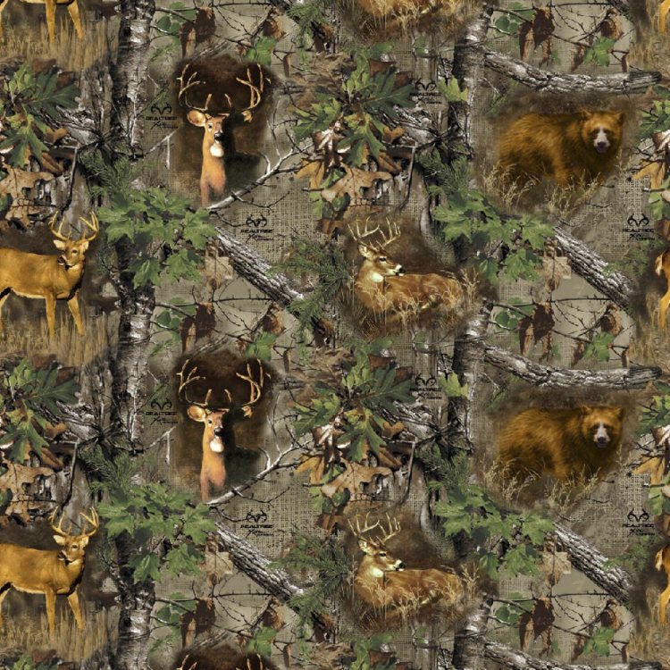 IG Burlap Deers Camouflage