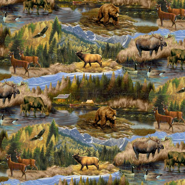 IG Scenic Mountain Animals Camouflage