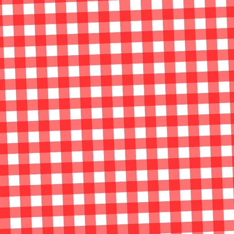 Red Checkered Table Cloth