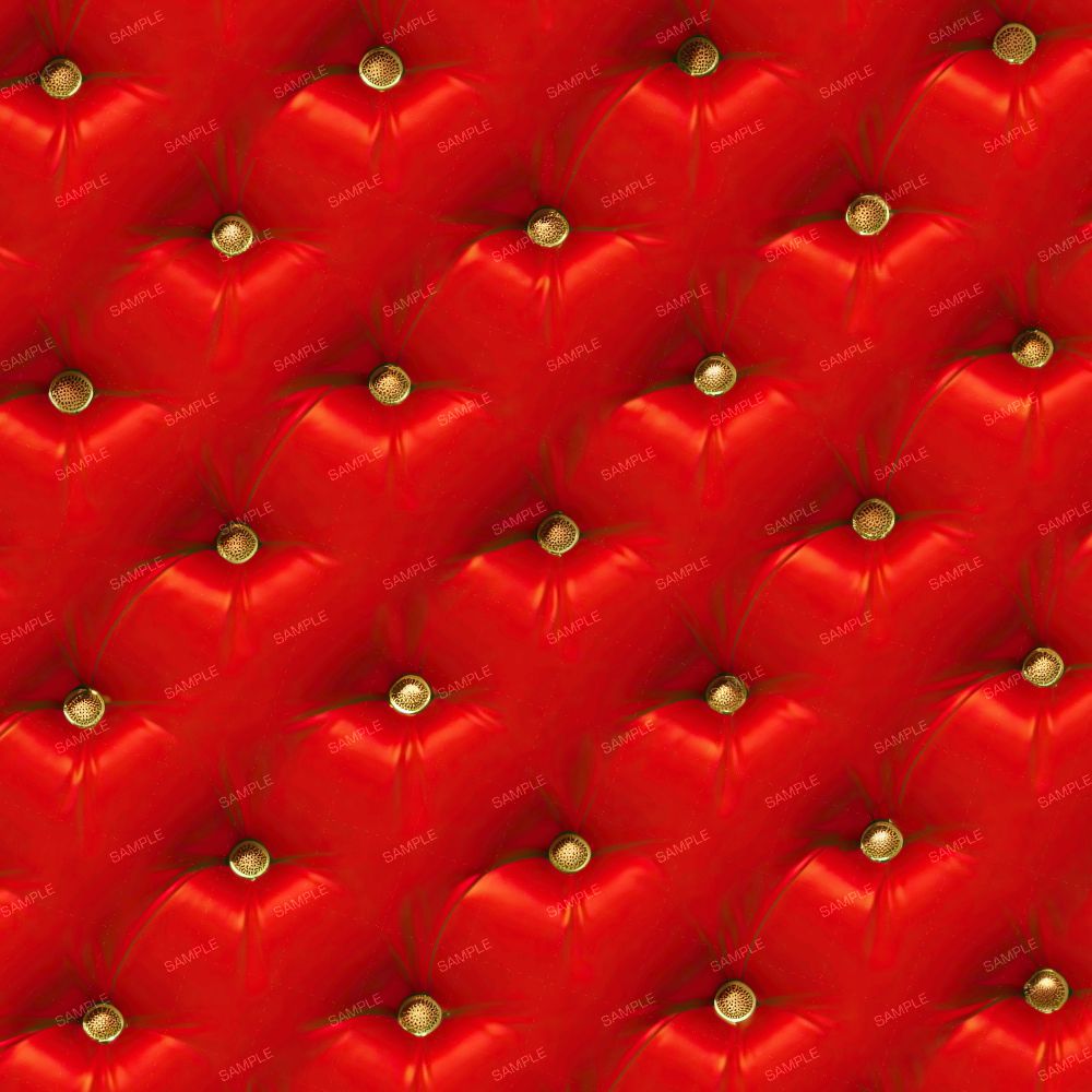 Red Diamond Tufted Upholstery 44