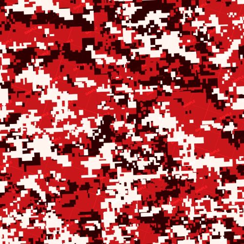 Red Digital Camouflage 22