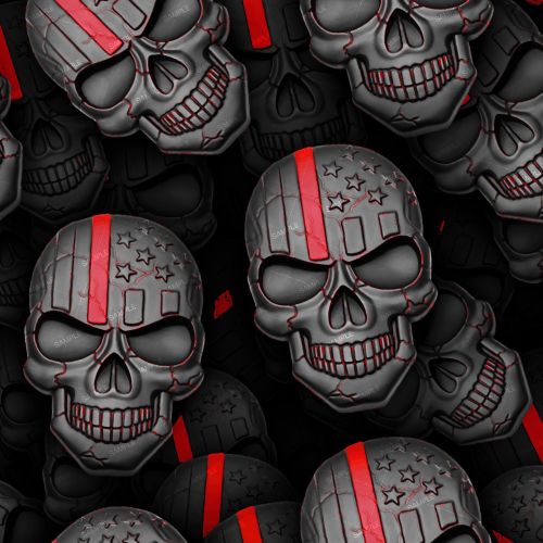 Red Line Skulls 32