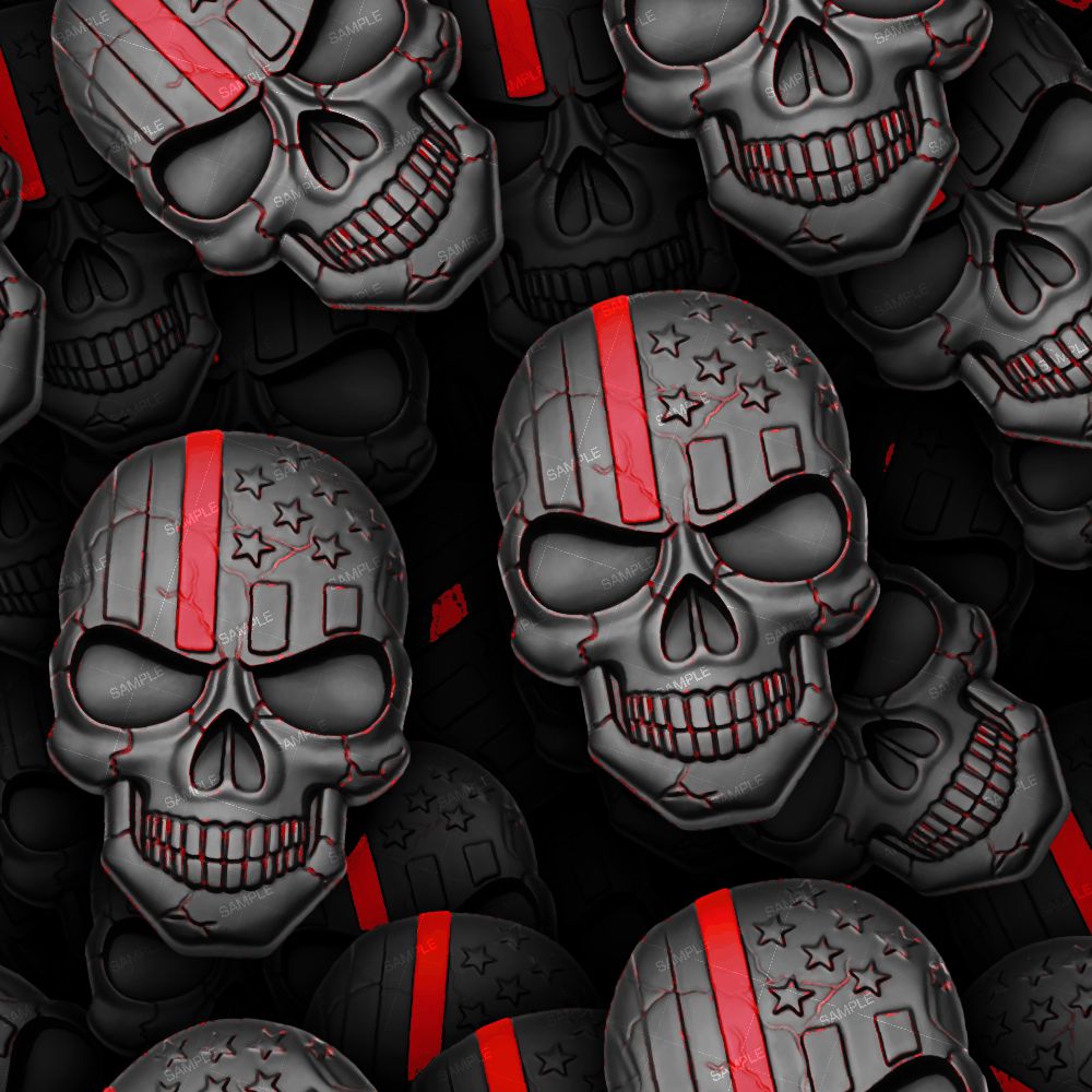 Red Line Skulls 32