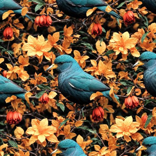 Royal Blue Birds