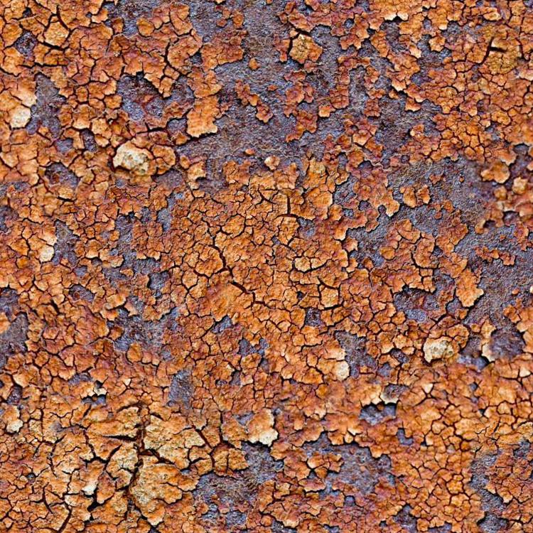 Rusty Painted Metal