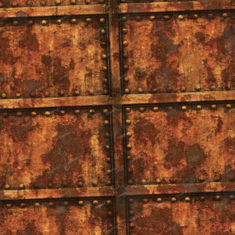 Rusty Riveted Panels 23