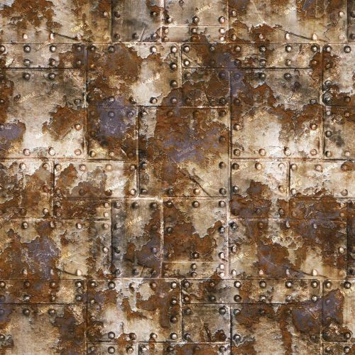 Rusty Riveted Plates 47