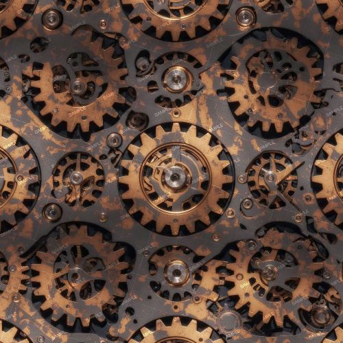 Rusty Steampunk Gear Mechanism 44