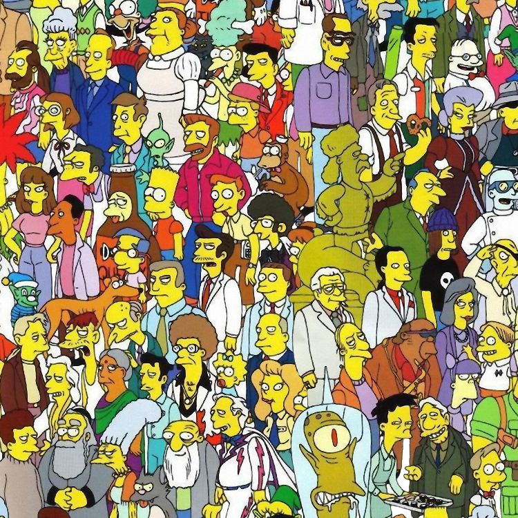Simpsons All Characters