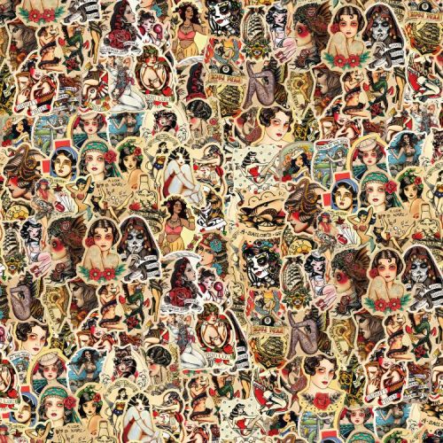 Sailor Jerry Tattoo Stickers 23