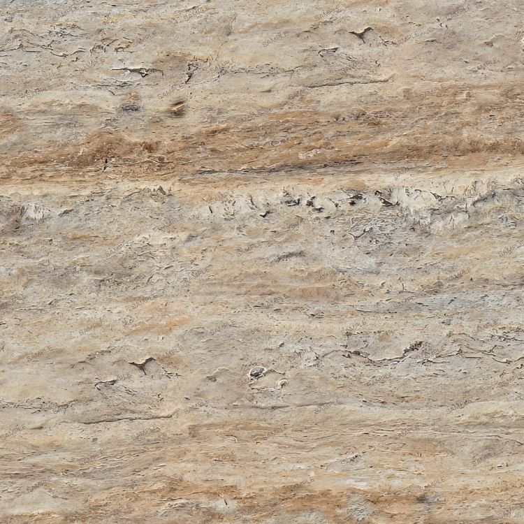 Sand Travertine Vein Cut