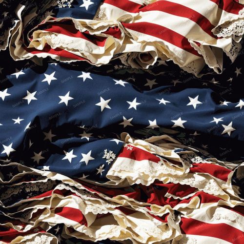 Shabby Chic US Flag