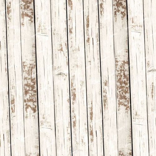 Shabby Chic White Washed Fence