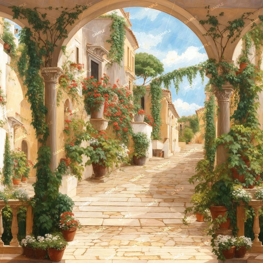Sicilian Portico Scene 42