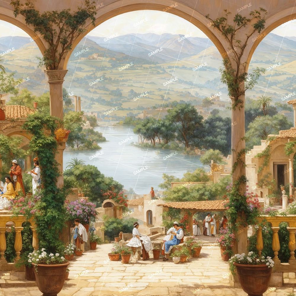 Sicilian Portico Scene 43