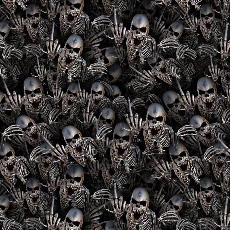 Skeleton Middle Finger 24