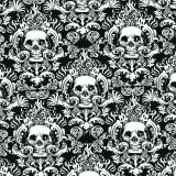 Skull-Damask