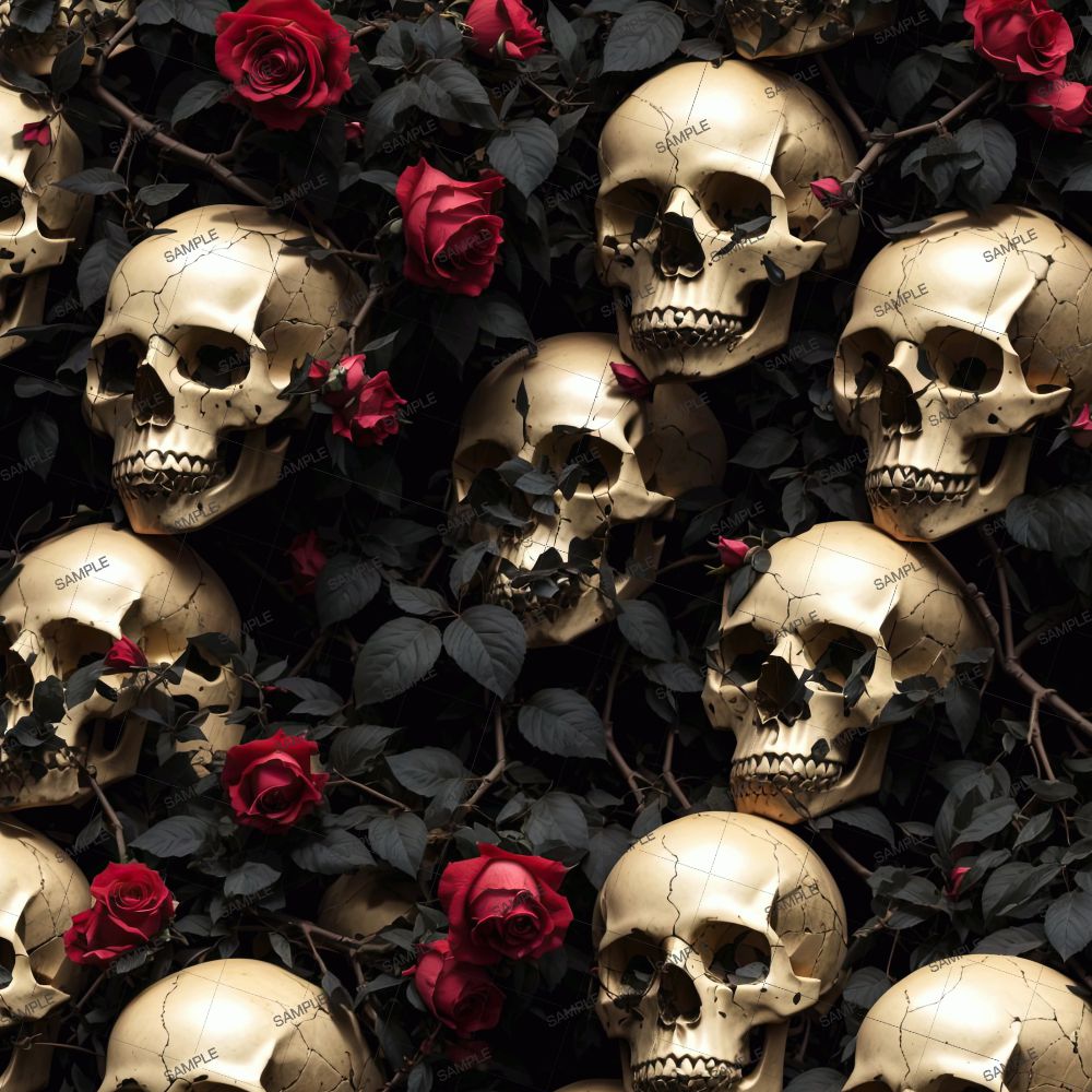 Skulls in the Rose Bush