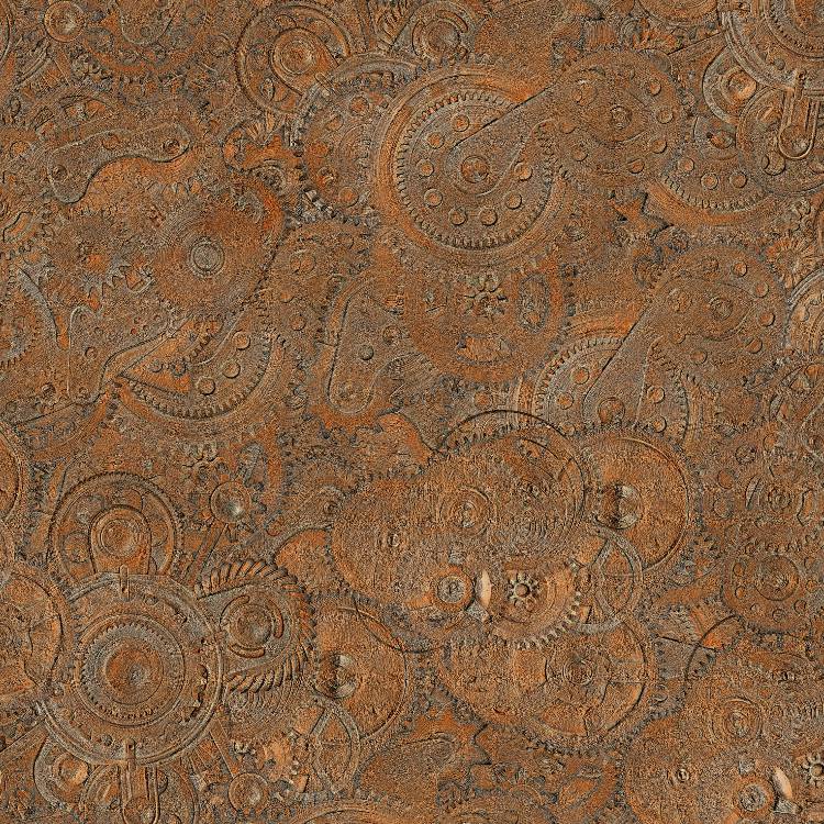 SteamPunk Rusty Gears 375