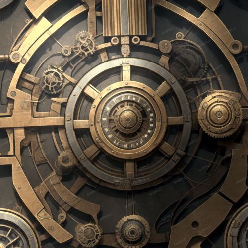 Steampunk Bank Vault Door 42