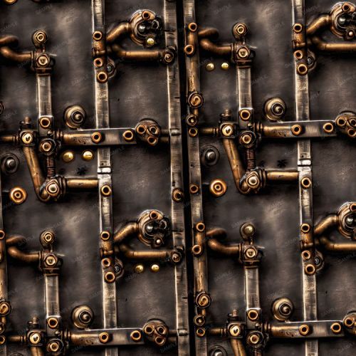 Steampunk Control Panel Backside